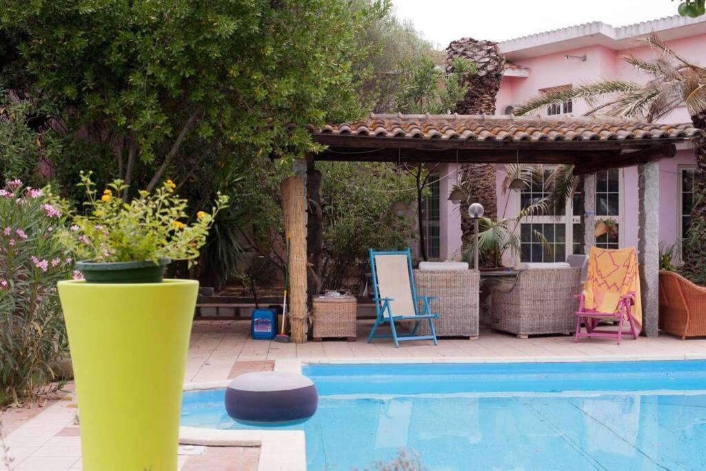 Big Relax Apartment With Swimming Pool And A Peaceful Garden In A Private Villa Sestu Εξωτερικό φωτογραφία